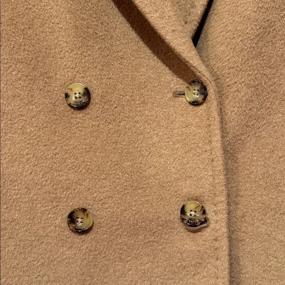 Babaton Slouch Mid Coat in Camel Brown - Picture 4 of 8